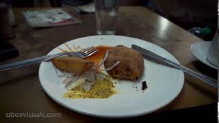 CHICKEN CUTLET  INDIAN COFFEE HOUSE PRESIDENCY KOLKATA BRITISH COLONY architechture balcony WITH COF