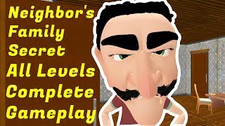 Neighbor's Secret Family Escape 3D Level 1 To Level 15 Full Gameplay Walkthrough