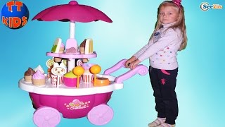 Играем в Магазин Сладостей с Ярославой SWEET SHOP Игры Для Детей Распаковка Kids Games Unboxing