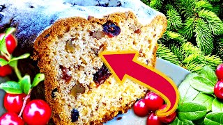 BEST CAKE! German Christmas Stollen - EASY homemade SWEET BREAD recipe to make CHRISTMAS stollen!
