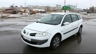 Рено Меган 2. Универсал.  2008 года. Интерьер. ОБЗОР