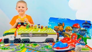 ЩЕНЯЧИЙ ПАТРУЛЬ и #Игрушки от Даника - Патрулевозы Фонарик Бинокль Компас Пазлы и Коврик #PawPatrol