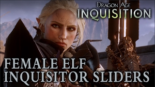 Female Elf Inquisitor Sliders