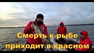 Рыбалка с лодки в декабре. Зимний спиннинг с друзьями