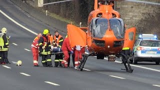 Dramatischer Unfall mit Fahrerflucht auf der A3
