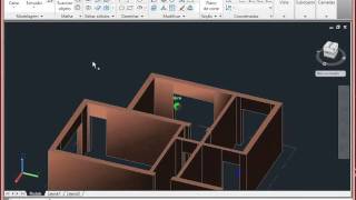 Aula de AutoCad casa 3d part 1 de 4