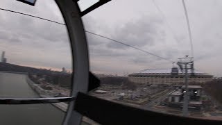 Канатная дорога ? Лужники - Воробьевы Горы на Москве реке