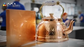 130. Имитация настоящей меди на МДФ. Поталь фольга Ancona.