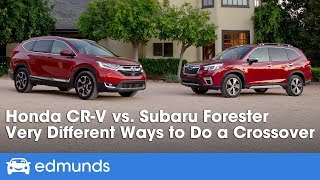 2019 Honda CR-V vs. 2019 Subaru Forester ― Small SUV Comparison & Review