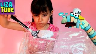 Делаем ЛИЗУНА ? Неудачная попытка ? Лиза и Червяк ШОУ ? LizaTube