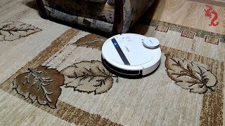 Первый запуск DEEBOT DE55 Робот  пылесос в действии