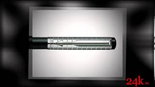 Ручка-роллер Parker VECTOR Premium Satin Black SS Chiselled RB