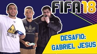 GABRIEL JESUS ENCARA UM DESAFIO DE FIFA 18 CONTRA O DE SOLA - MANCHESTER CITY X PSG