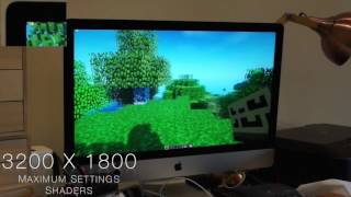 iMac 5k Minecraft Performance test