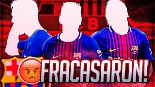 5 SÚPER ESTRELLAS QUE FRACASARON EN EL F.C BARCELONA