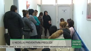 Besplatni preventivni pregledi u nedelju