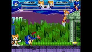 MUGEN BATTLE ABAB SONIC AND L6 TAILS VS VENAKO SONIC AND VENAKO TAILS
