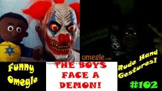 Omegle Fun! Jingles & Latrelle Have An Omegle Demon Give Them The Finger!