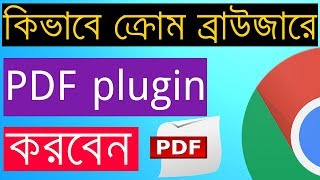 How to use Google Chrome PDF plugin