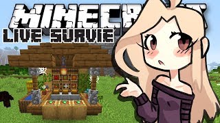 SURVIE Primeria 1.15: Construction/Décoration place Marchande ! (Minecraft rediff live)