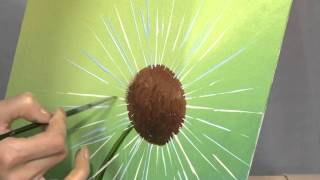 Как рисовать цветы маслом и гуашью.