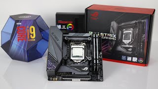 Большая распаковка STRIX Z390-l + i9 9900k