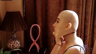 For love by eyung Shivell mask with solid Silicone Breast Forms