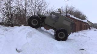 Вездеход Соломономобиль 7 съезд с горки