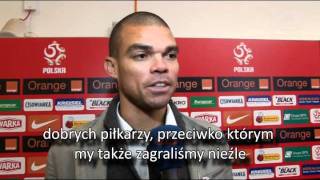 Pepe po meczu Polska - Portugalia
