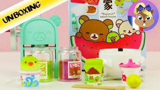 Boîte surprise de Kawaiis miniatures | Adorables mini figurines pour jouer | Rilakkuma | Sweets