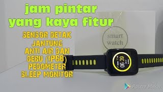 Review Kingwear GV68 jam pintar kaya fitur yang anti air