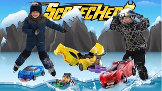 ДИКИЕ СКРИЧЕРЫ выходят на ЛЁД - самая Ледяная трансформация Screechers Wild // KiFill boys