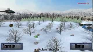 Супер игра в Лазерном тире "Кураж" - Охота на оленей с вертолета