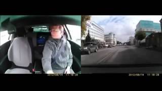 ДТП Жещина с железными нервами ДТП! Авария! Видеорегистратор