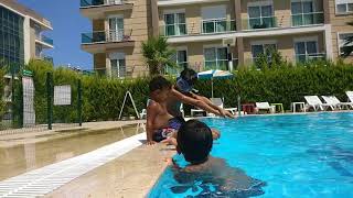 #какнаучитьребенкаплавать?‍♀️Ребёнок в бассейне.?‍♂️ Отель Moonlight residence. Анталия