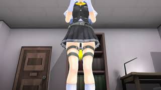 MMD girl fart pala
