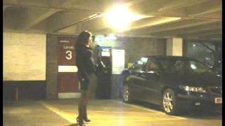 Outdoor Street Walking Transvestite Business Woman - Multi Storey Car Park