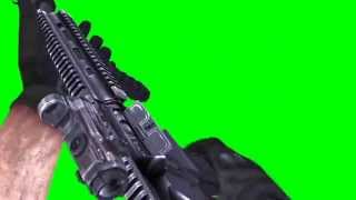 Green Screen Battlefield HK416 Shoot First Person SFX - Footage PixelBoom