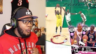 NBA 2k17 MyTEAM - Pink Diamond 99 OVR Michael Jordan! Very Late Red Buzzer Beater + 360 Dunk!