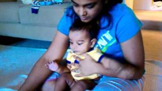 Akshay bath time