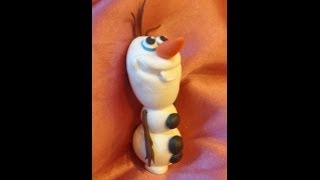 Снеговик Олаф из пластики ("Холодное сердце") и другие мои украшения/Polymer clay Olaf ("Frozen")