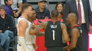 Chris Paul and Blake Griffin  FIGHT & EXCHANGE WORDS!!!