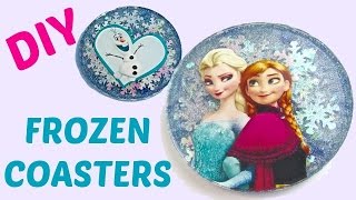 DIY Frozen Coaster - Collaboration with Budget Hobby -  Another Coaster Friday Craft Klatch
