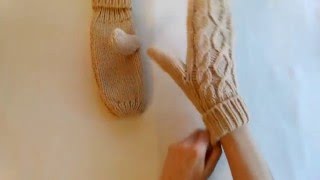 Теплые рукавички (варежки)