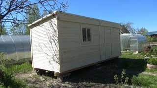 Бытовка 2.3х5.8м.  с кладовкой "Бабино". Цена в СПб 33 000 руб.