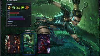 Headhunter Nidalee Skin Spotlight Gameplay 1080p HD League Of Legends