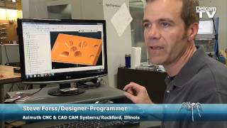 5-axis CNC Machining at Azimuth with PowerMILL and PowerSHAPE