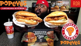 Popeye's NEW Chicken Sandwich Review!!!
