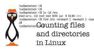Counting Files and Directories in Linux