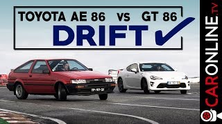 DRIFT MODE: ON | TOYOTA AE86 vs GT86 [Review Portugal]